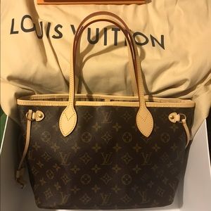 Auth Louis Vuitton Neverfull pm